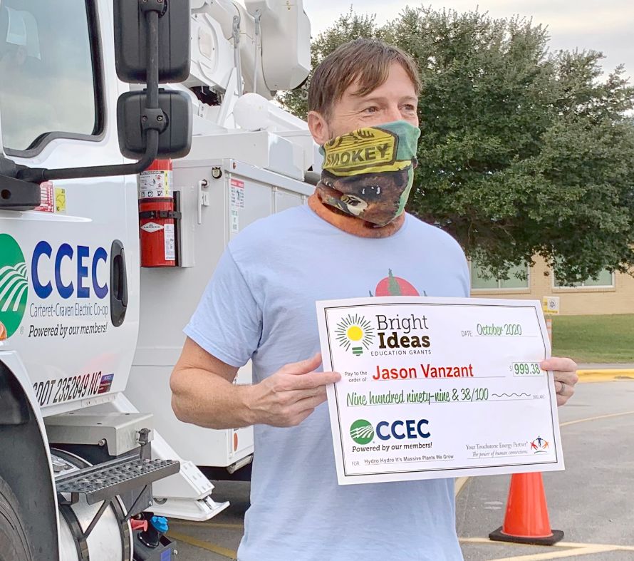 Jason Vanzant receives Bright Ideas grant